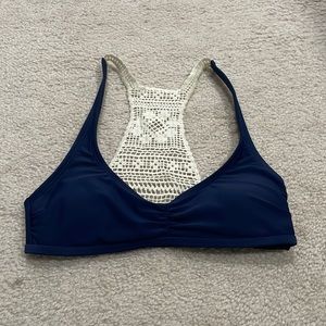 Navy Blue Aerie Bikini Top: Size XS